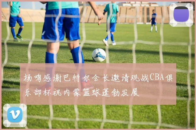杨鸣感谢巴特尔会长邀请观战CBA俱乐部杯祝内蒙篮球蓬勃发展